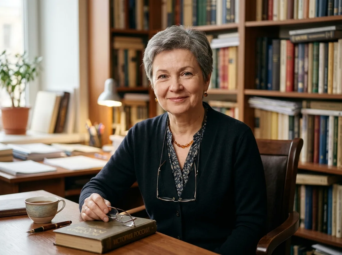 Аватар Мария Андреевна, женщина 55 лет, интеллигентный образ, портрет